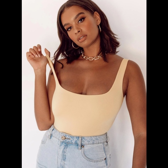 NWT Princess Polly [ 4 US ]‎ Tamikah Square Neck Bodysuit in Yellow - Picture 12 of 12